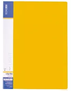 Папка-швидкозшивач  ECONOMIX Light жовтий А4 Clip A 500 мкм. (E31207-05)