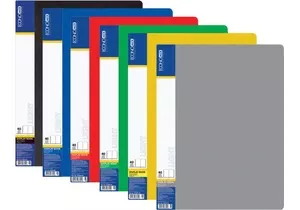 Папка з 40 файлами ECONOMIX Light асорті A4 файл 30 мкм. (E37604)