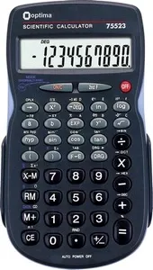 Калькулятор інженерний Optima, 8+2 розрядів, розмір 135*76*16 мм
