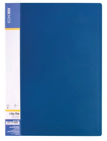 Папка з притиском  ECONOMIX синій А4 Clip B 700 мкм. (E31202-02)
