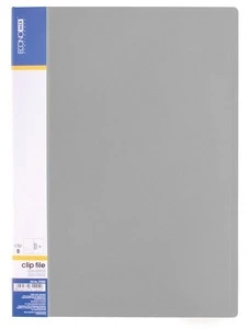 Папка з притиском  ECONOMIX сірий А4 Clip B 700 мкм. (E31202-10)