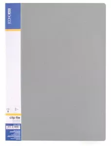 Папка з притиском  ECONOMIX сірий А4 Clip B 700 мкм. (E31202-10)