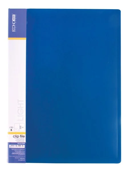 Папка з притиском  ECONOMIX Light синій А4 Clip B 500 мкм. (E31208-02)