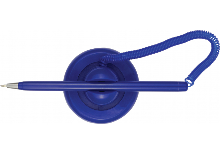Ручка кулькова синя 0,5мм, на підставці POST PEN, корпус синій, E10118-22, ECONOMIX **