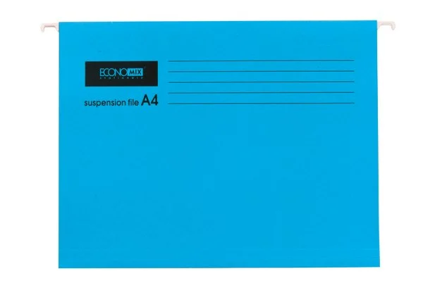 Файл підвісний ECONOMIX А4 фактура матовий картон синій 1 шт. (E30202-02)