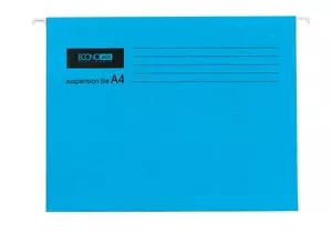 Файл підвісний ECONOMIX А4 фактура матовий картон синій 1 шт. (E30202-02)