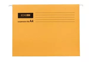 Файл підвісний ECONOMIX А4 фактура матовий картон жовтий 1 шт. (E30202-05)