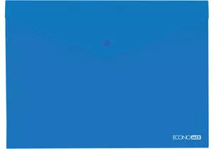 Папка-конверт Economix A5 синій прозорий 180 мкм. (E31316-02)