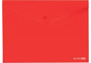 Папка-конверт Economix A5 червоний прозорий 180 мкм. (E31316-03)