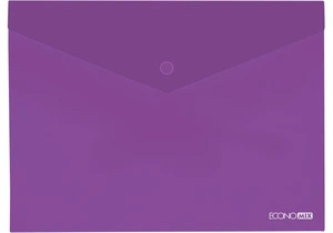 Папка-конверт Economix A5 фіолетовий прозорий 180 мкм. (E31316-12)
