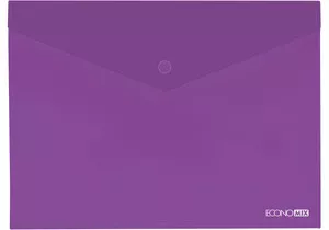 Папка-конверт Economix A5 фіолетовий прозорий 180 мкм. (E31316-12)