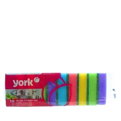 Губки кухонні York MIDI 85x25 мм 10 шт (30010)