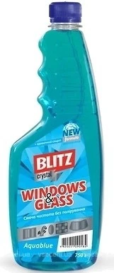 Засіб для миття скла BLITZ crystal Aquablu 500 мл запаска (240000224)