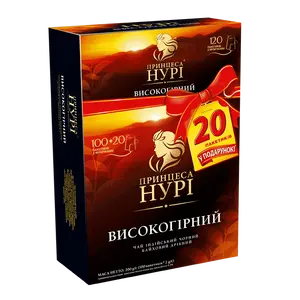 Чай в пакетиках Принцеса Нурі чорнй 2г х 120 шт (800172)