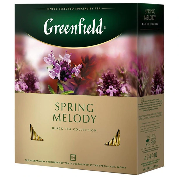 Чай в пакетиках Greenfield Spring Melody травяний 1,5г х 100 шт (87740)