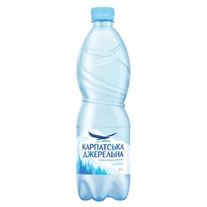 Вода мінеральна Карпатська Джерельна негазована ПЕТ пляшка 0,5 л (240233)