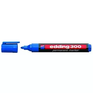 Маркер перманентний Edding Е-300 блакитний 1-5 мм круглий (Е-300  003)