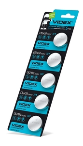 Батарейки Videx Titanum LR03/AAA сольові 1.5 V/4000 mAh 1 шт/уп. (294018)