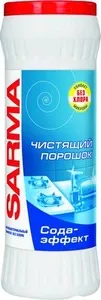 Порошок для чищення SARMA сода-ефект 400 г (8073)