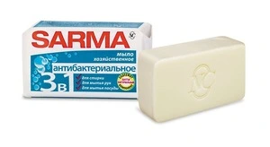 Мило господарське SARMA з антибактеріальним ефектом 125 г (11148)