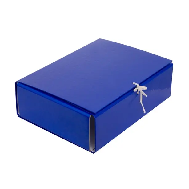 Папка-коробка на гумці ITEM А4 100мм синя  306-100/03 (51502001)