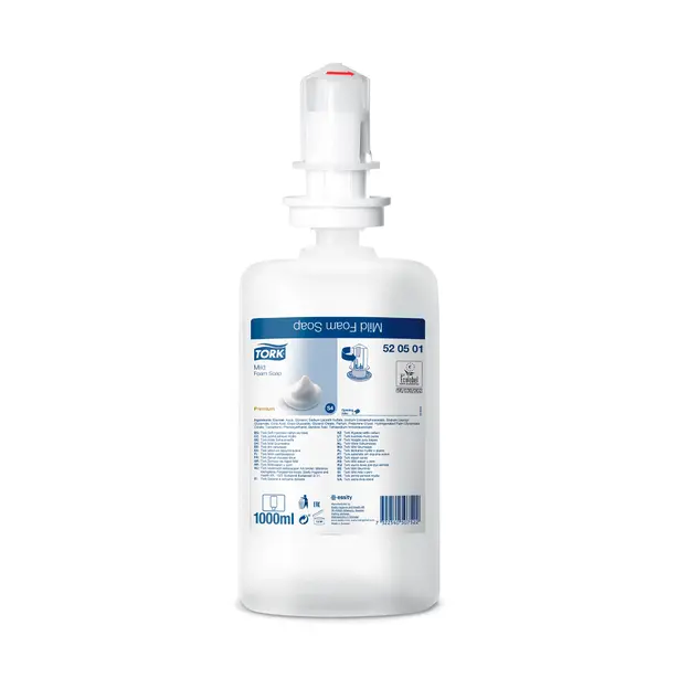 Мило-піна для рук TORK Premium безкольорове S4 (6шт/ящ) 1 л (2942074)