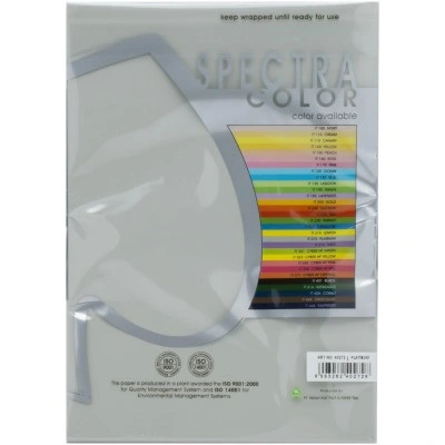 Папір кольоровий Spectra Color Platinum 272 А4 80г/м 500 арк. інтенсив сірий (16.6396)