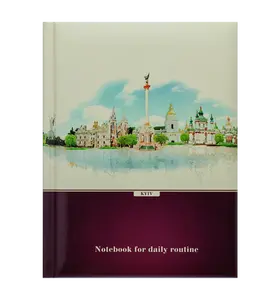 Блокнот SIGHT, А-5, 80л., кл., тв. обкл., глян. лам. з поролоном, бордовий