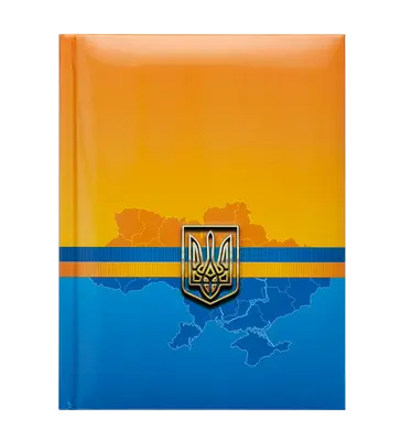 Зошит офісний Buromax UKRAINE А5 80арк. клітинка тверда палітурка синій (BM.24582101-02)