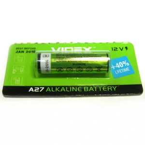 Батарейки Videx A27/A27 лужні 12 V/26 mAh 5 шт/уп. (294667)