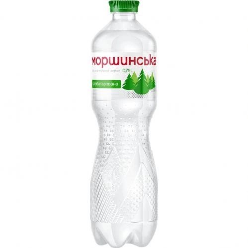 Вода мінеральна Моршинська слабогазована ПЕТ пляшка 0,75 л (130)