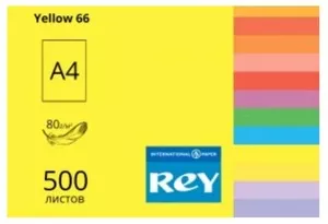 Папір кольоровий REY Adagio Yellow 66 А4 160г/м2 жовтий інтенсив 250 арк. (16.7420)