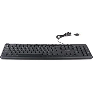 Клавіатура Vinga провідна USB чорна (KB110BK)