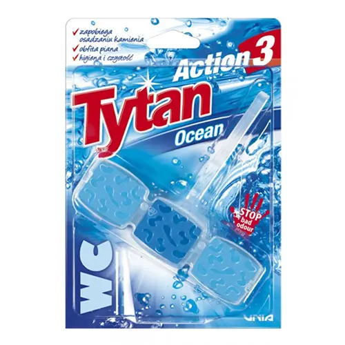 Туалетний ароматизатор Tytan трьохфазний Океан 45 г  (53210)