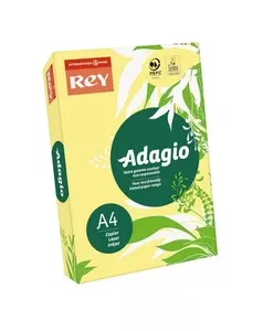 Папір кольоровий REY Adagio Banana 15 А4 80г/м2 жовтий неон 500 арк. (16.7365)
