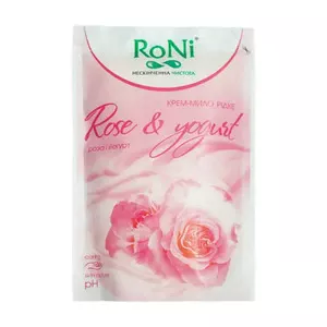 Крем-мило рідке RoNi "Rose & Yogurt" з гліцерином запаска 450 мл (440030)