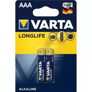 Батарейки Varta LR03/ААА лужні 1.5 V/1200 mAh 4шт/уп  (626458)
