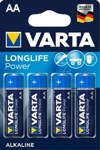 Батарейки Varta LR06/АА лужні 1.5 V/1500 mAh.4шт/уп (626410)