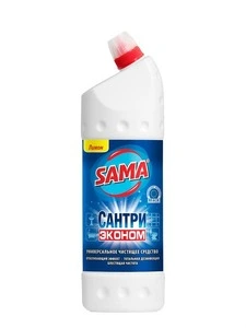Засіб миючий універсальний SAMA Економ-Сантрі Лимон 1л (262174)