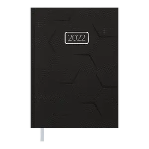 Щоденник датований 2022 Buromax Velvet A5 з ламінацією soft touch чорний (BM.2163-01)