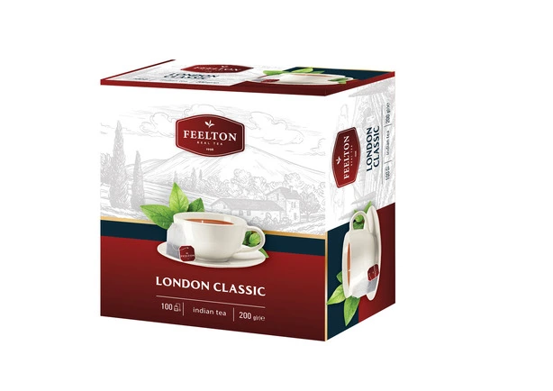 Чай в пакетиках Feelton London Classic чорний 2г х 100 шт (1899)