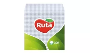 Серветки блакитні Ruta 24х24 см 1-но шарові 100 шт/уп (740617)