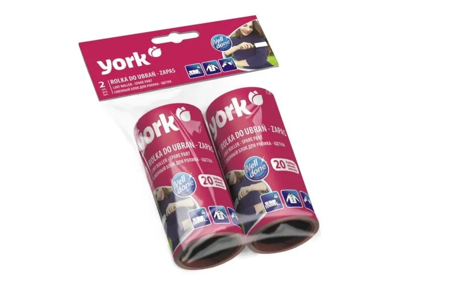 Валик для чищення одягу (запаска 2шт) York (068010)
