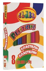 Пластилін дитячий 8 кольорів Class