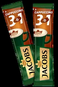 Кавовий напій 3в1 у стіків Jacobs Cappuccino 12,5 г х 24 шт (20715). Фото 2
