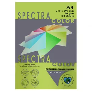 Папір кольоровий Spectra Color Green 321 А4 80г/м2 зелений неон 500 арк. (16.4415)
