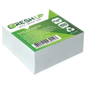 Папір для нотаток Fresh Up 85х85мм 400арк.білий не клеєний (FR-1211)