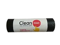 Пакети для сміття Clean Point 120 л 10 шт чорний (16400)