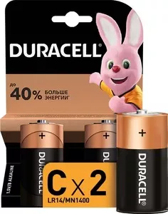 Батарейки R14 Duracell 2шт/уп (019089)