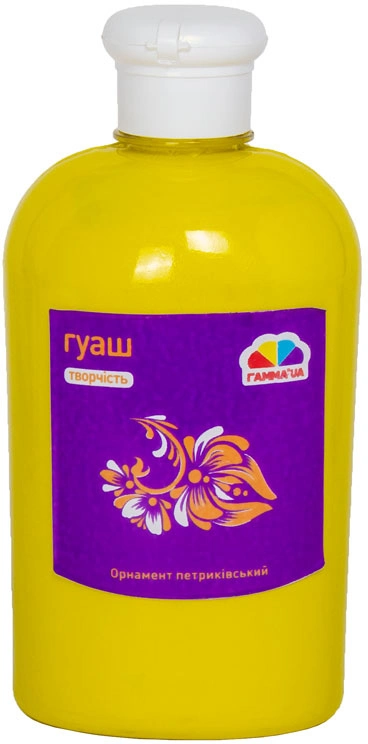 Фарба гуашева 500 мл жовта Творчість (404212)
